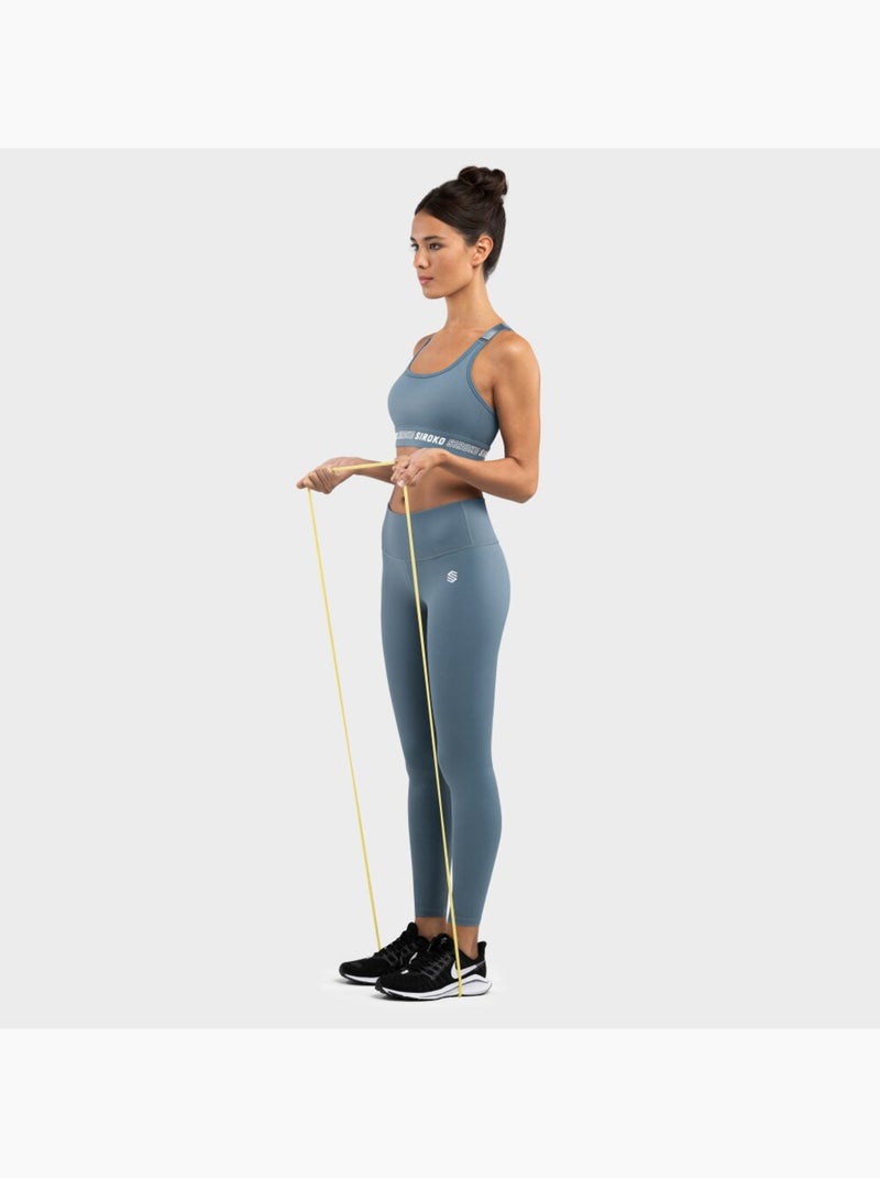 Reggiseno sportivo - supporto elevato fitness donna cardio Blu - Kiabi