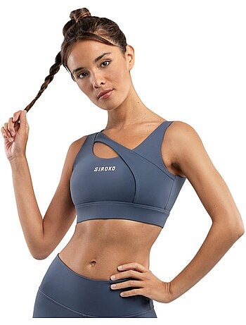 Reggiseno sportivo - supporto elevato fitness donna cross