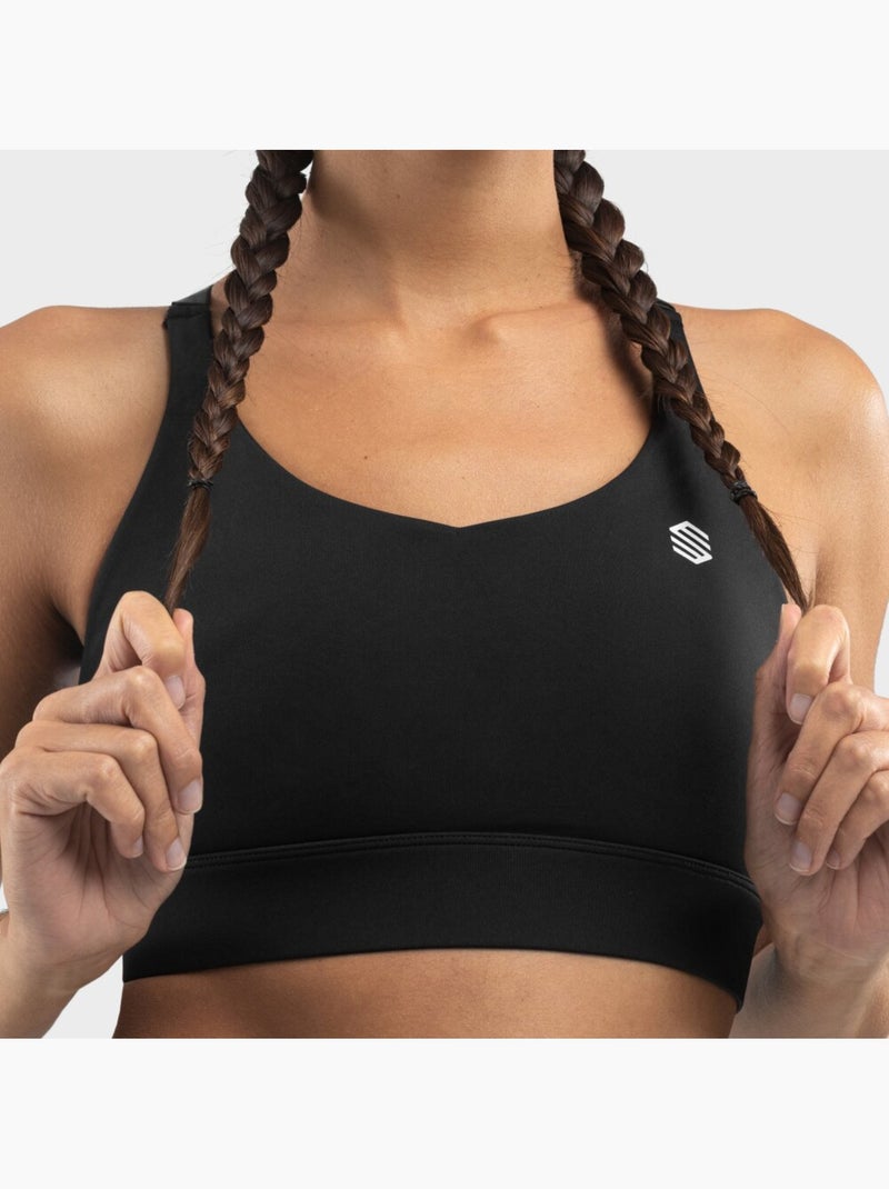 Reggiseno sportivo - supporto elevato fitness donna pacemaker Nero - Kiabi