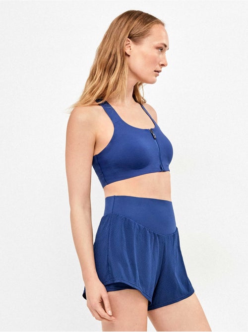 Reggiseno sportivo ad alta sostegno con cerniera frontale - Kiabi Reggiseno sportivo ad alta sostegno con cerniera frontale - Kiabi