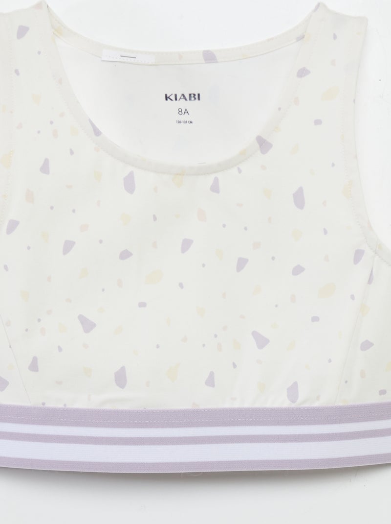 Reggiseno sportivo BEIGE - Kiabi