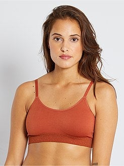 Reggiseno sportivo con cuscinetti estraibili - Kiabi