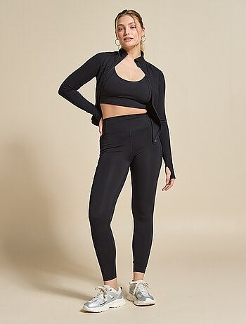 Reggiseno sportivo con effetto twist sul retro, sostegno forte - (ekstract)