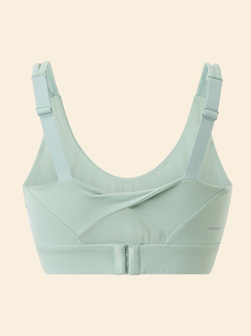 Reggiseno sportivo con effetto twist sul retro, sostegno forte - (ekstract) - Kiabi Reggiseno sportivo con effetto twist sul retro, sostegno forte - (ekstract) - Kiabi
