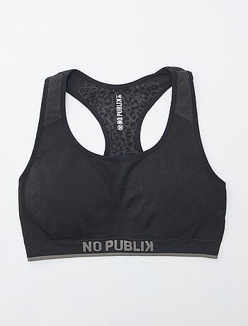 Reggiseno sportivo con schiena olimpionica 'No Public'