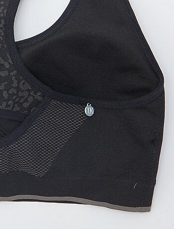 Reggiseno sportivo con schiena olimpionica 'No Public'