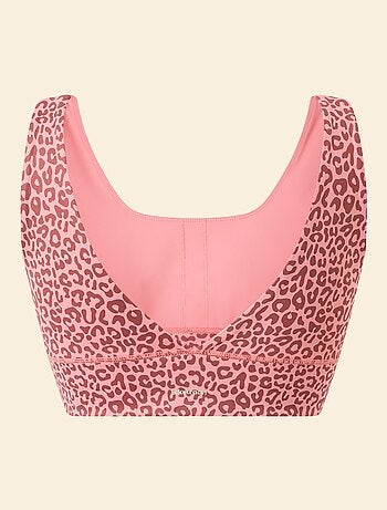 Reggiseno sportivo con stampa leopardata a sostegno leggero - (ekstract)