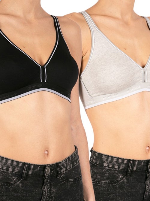 Reggiseno sportivo donna confezione da 2 - Kiabi