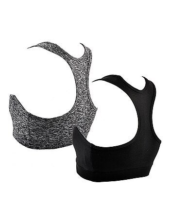 Reggiseno sportivo donna LACROIX confezione da 2