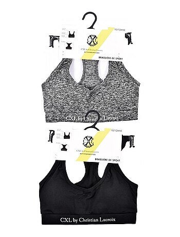Reggiseno sportivo donna LACROIX confezione da 2
