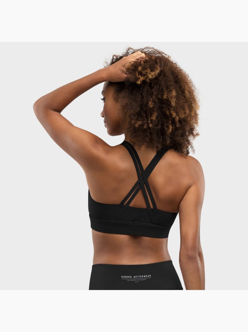 Reggiseno sportivo fitness donna balance Nero - Kiabi