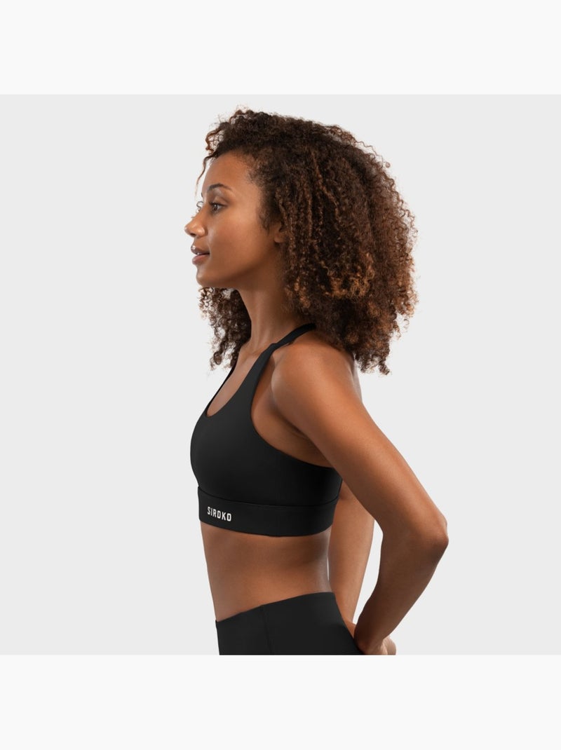 Reggiseno sportivo fitness donna balance Nero - Kiabi