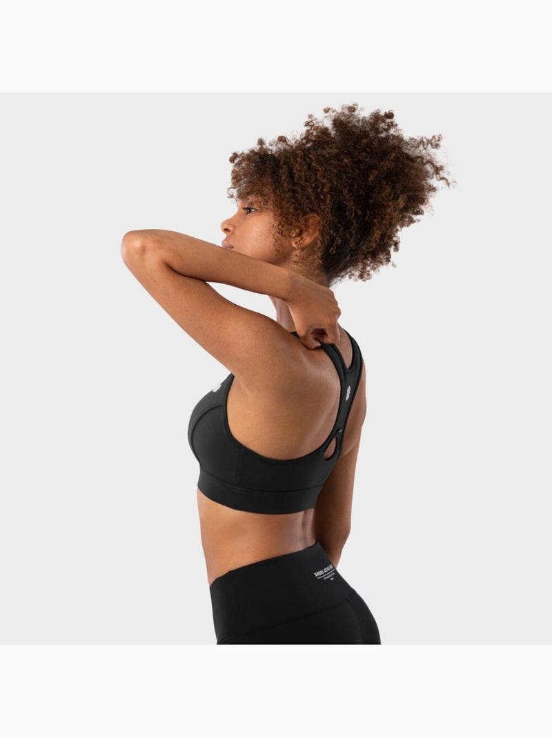 Reggiseno sportivo fitness donna fuel Nero - Kiabi