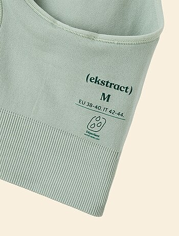 Reggiseno sportivo in rib supporto leggero - (ekstract)