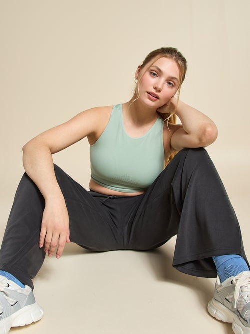 Reggiseno sportivo in rib supporto leggero - (ekstract) - Kiabi