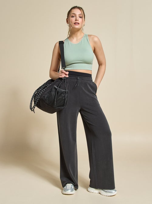 Reggiseno sportivo in rib supporto leggero - (ekstract) - Kiabi