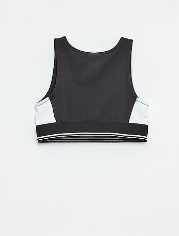 Reggiseno sportivo in tessuto stretch -
