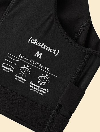 Reggiseno sportivo incrociato sulla schiena sostegno medio - (ekstract)