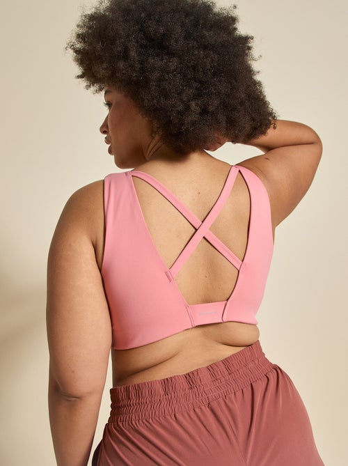 Reggiseno sportivo incrociato sulla schiena sostegno medio - (ekstract) - Kiabi