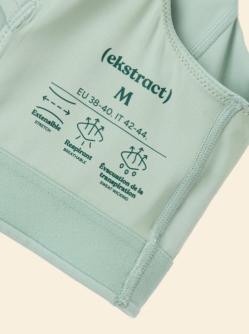 Reggiseno sportivo incrociato sulla schiena sostegno medio - (ekstract) - Kiabi