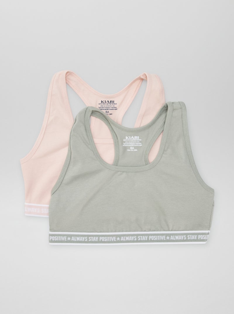 Reggiseno sportivo KAKI - Kiabi