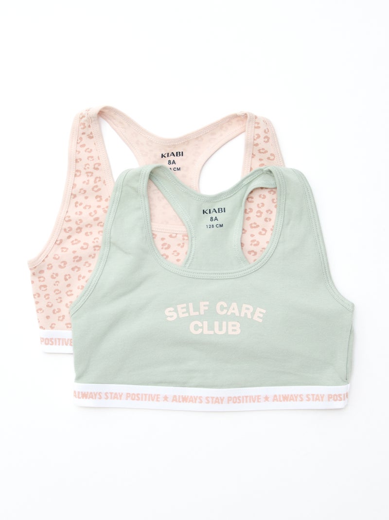 Reggiseno sportivo Rosa - Kiabi