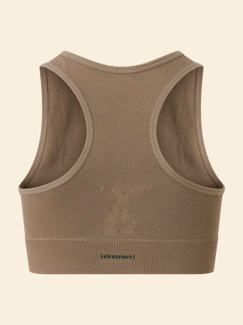 Reggiseno sportivo senza cuciture - (ekstract) Beige - Kiabi
