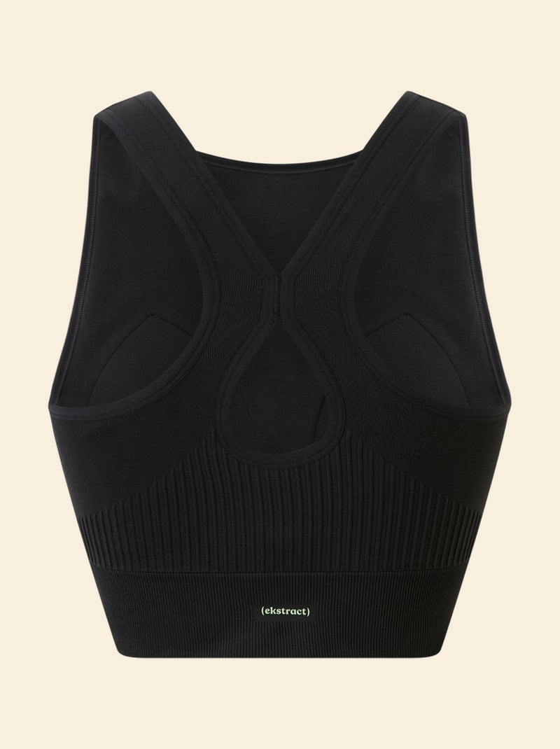 Reggiseno sportivo senza cuciture - (ekstract) Nero - Kiabi