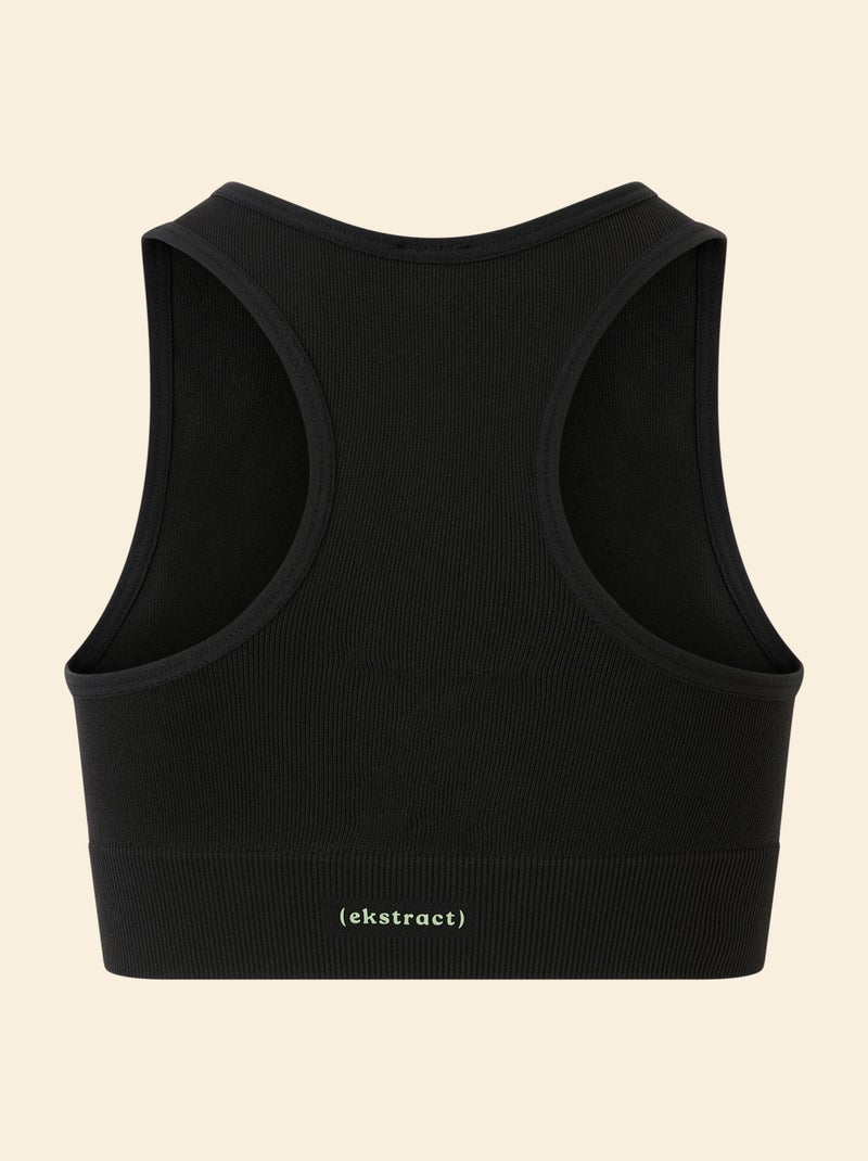 Reggiseno sportivo senza cuciture - (ekstract) Nero - Kiabi