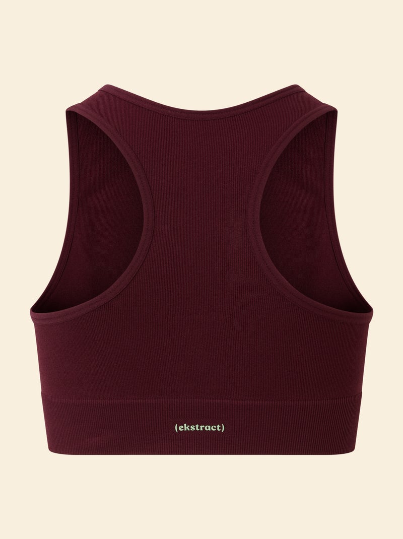 Reggiseno sportivo senza cuciture - (ekstract) Rosso - Kiabi