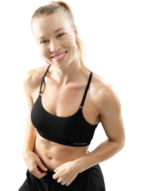 Reggiseno sportivo senza cuciture da donna fitness donna ness - Kiabi