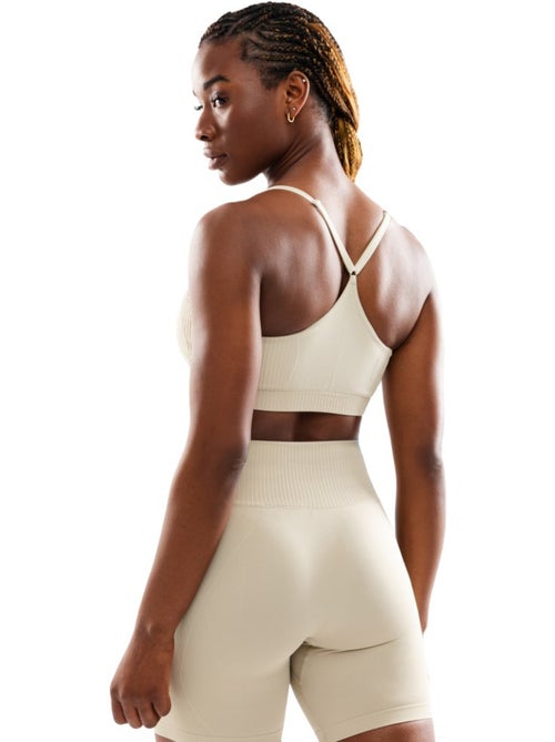 Reggiseno sportivo senza cuciture da donna fitness donna spark - Kiabi