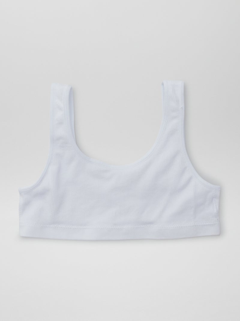 Reggiseno sportivo senza cuciture 'Petit Beguin' Bianco - Kiabi