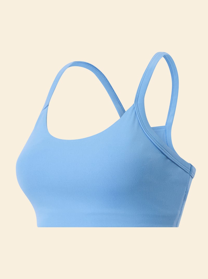Reggiseno sportivo supporto leggero - (ekstract) Blu - Kiabi