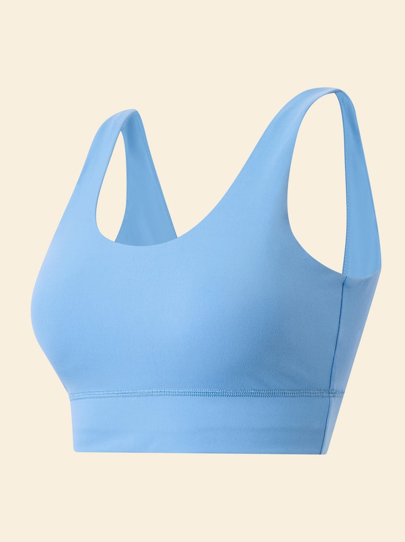 Reggiseno sportivo supporto leggero - (ekstract) Blu - Kiabi