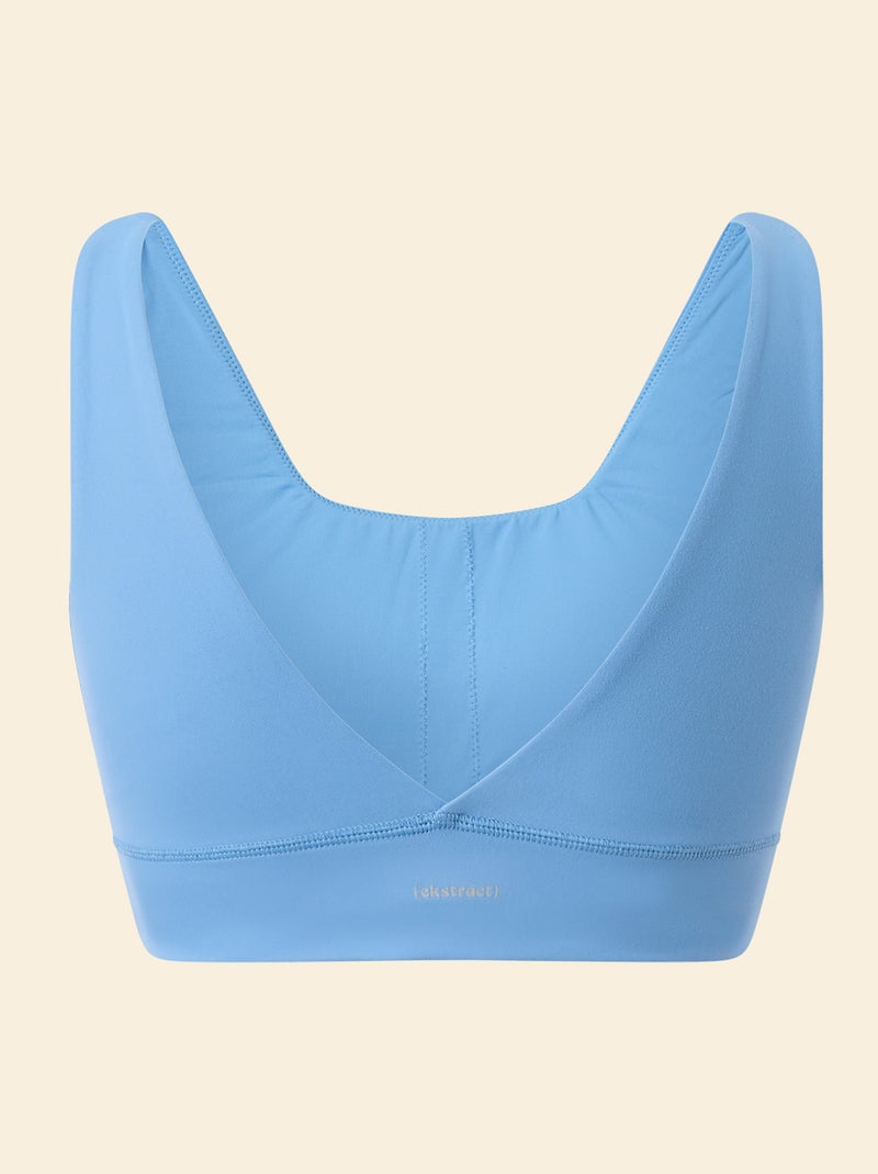 Reggiseno sportivo supporto leggero - (ekstract) Blu - Kiabi