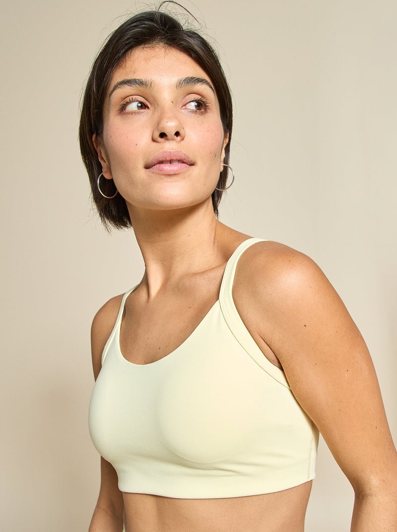 Reggiseno sportivo supporto leggero - (ekstract) Giallo - Kiabi