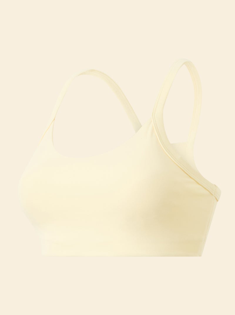Reggiseno sportivo supporto leggero - (ekstract) Giallo - Kiabi