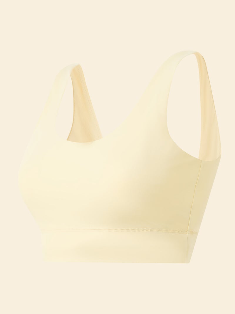 Reggiseno sportivo supporto leggero - (ekstract) Giallo - Kiabi
