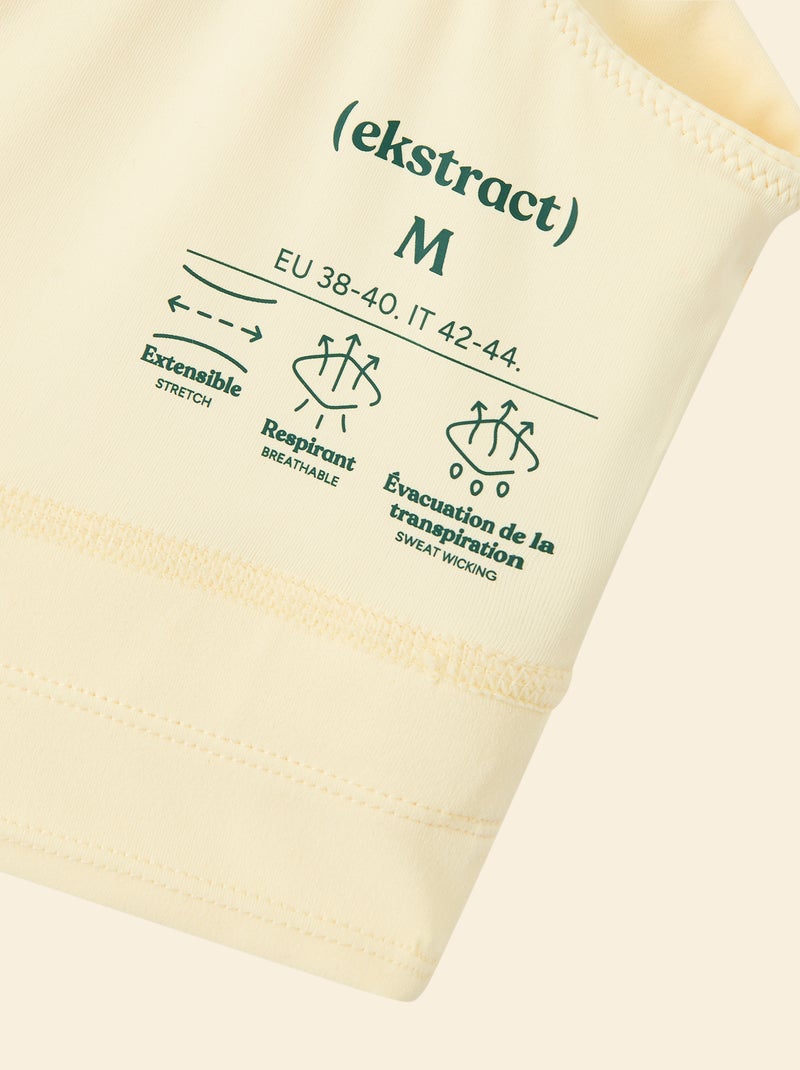 Reggiseno sportivo supporto leggero - (ekstract) Giallo - Kiabi