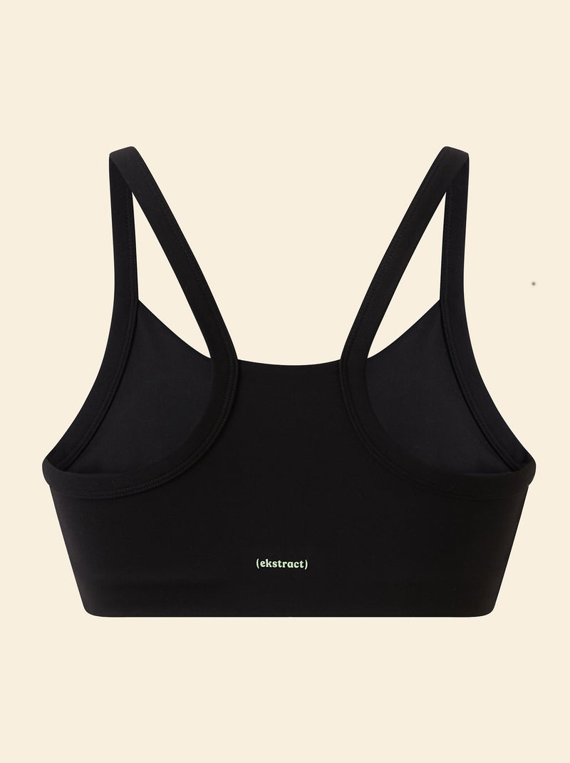 Reggiseno sportivo supporto leggero - (ekstract) Nero - Kiabi