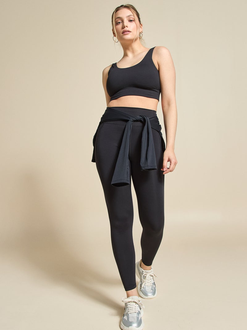 Reggiseno sportivo supporto leggero - (ekstract) Nero - Kiabi