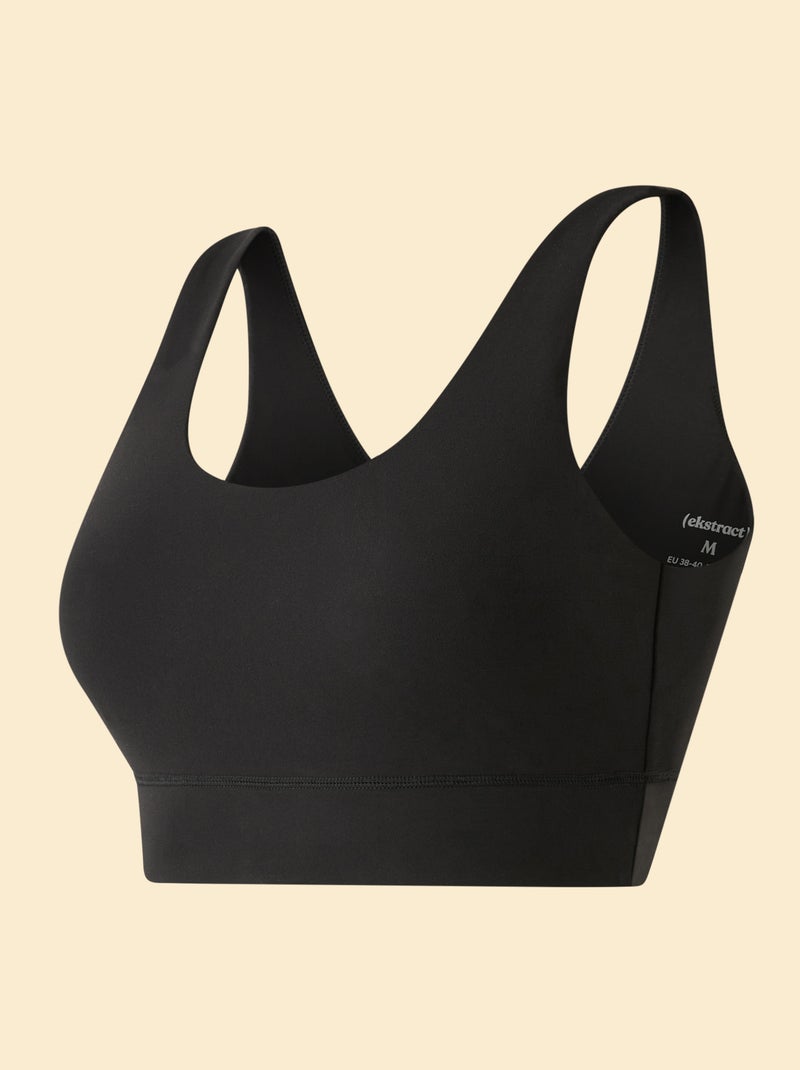 Reggiseno sportivo supporto leggero - (ekstract) Nero - Kiabi