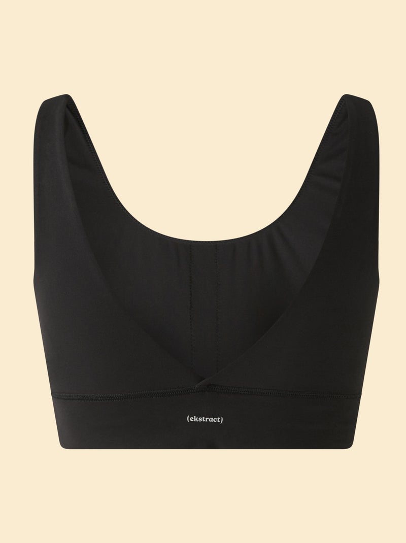 Reggiseno sportivo supporto leggero - (ekstract) Nero - Kiabi