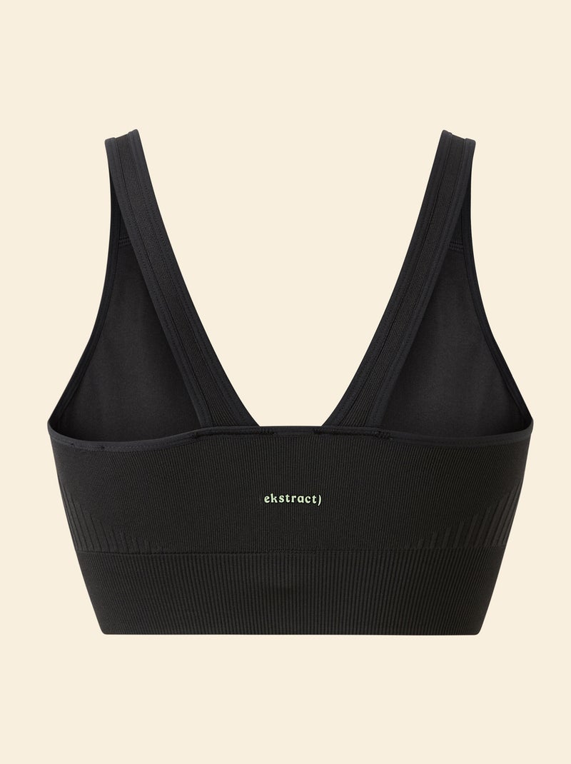 Reggiseno sportivo supporto leggero - (ekstract) Nero - Kiabi