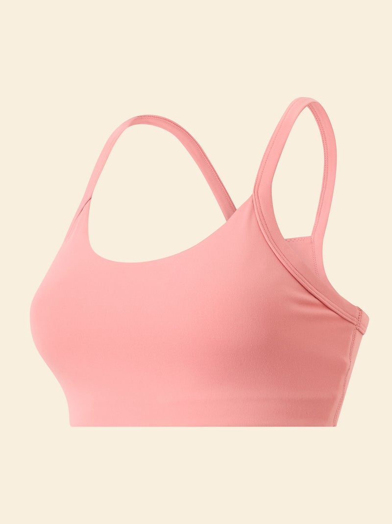 Reggiseno sportivo supporto leggero - (ekstract) Rosa - Kiabi