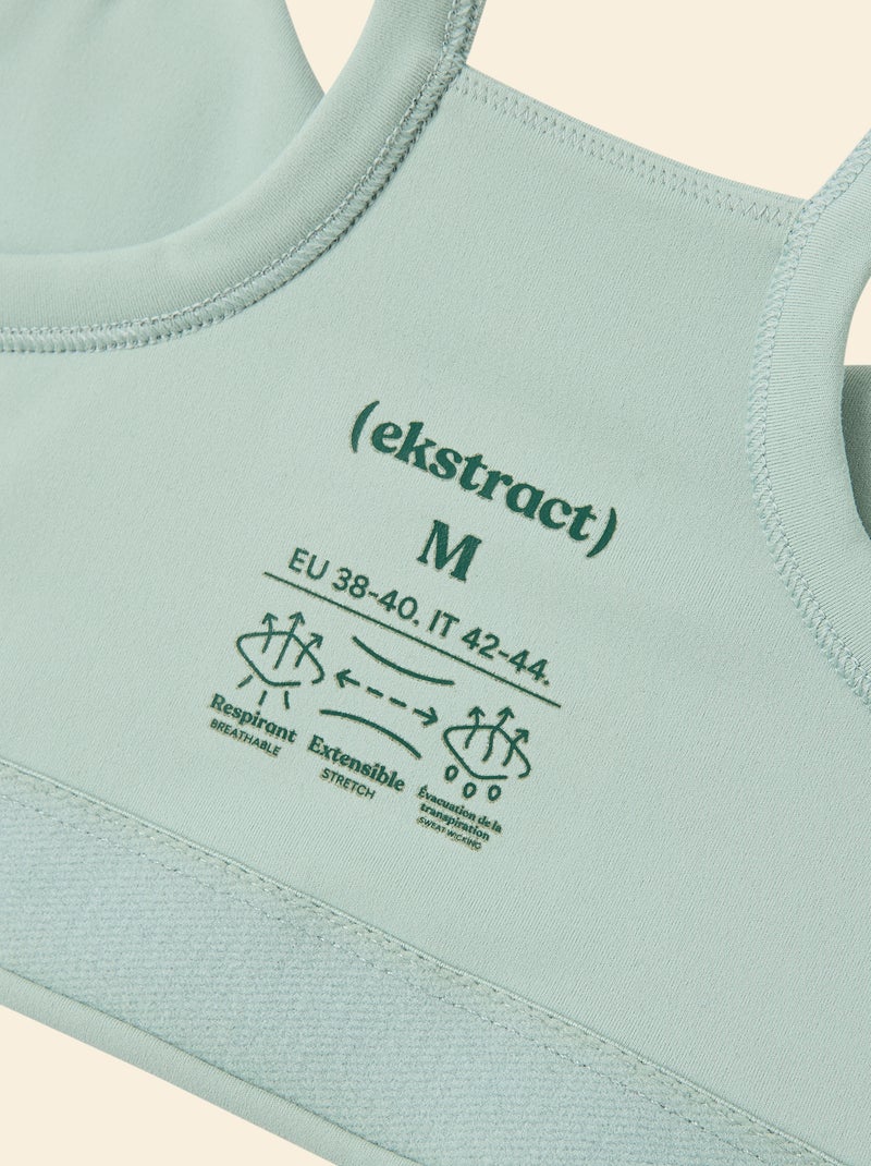 Reggiseno sportivo supporto leggero - (ekstract) Verde - Kiabi