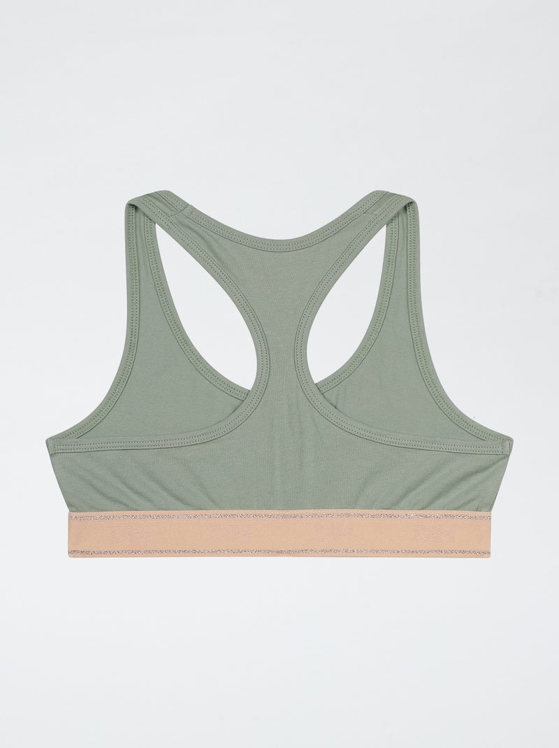 Reggiseno sportivo Verde - Kiabi