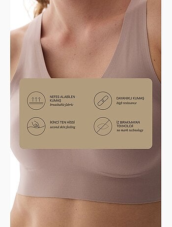 Reggiseno sportivo zero feel con sostegno medio e imbottiture rimovibili penti