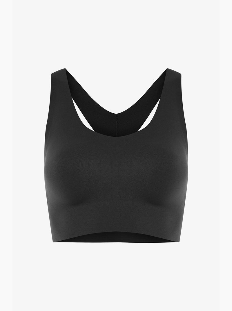 Reggiseno sportivo zero feel invisibile con sostegno medio penti Nero - Kiabi